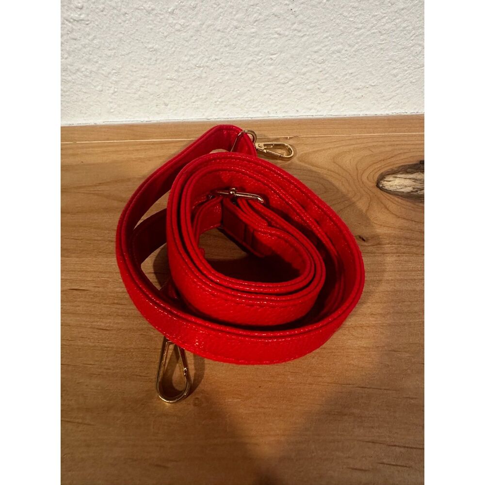 Bright Cherry Red Replacement Adjustable Crossbody Strap